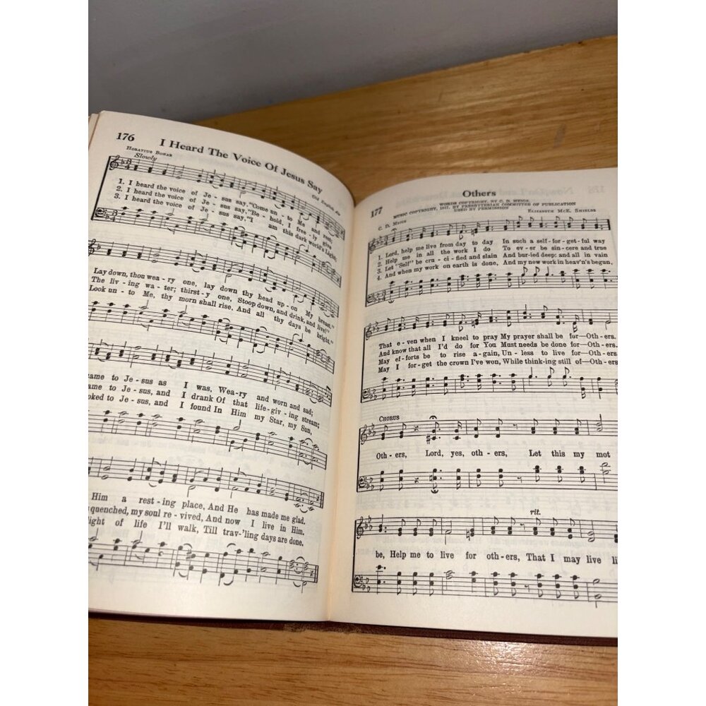 Vintage Cokesbury Worship Hymnal Hardcover Book Christian Songs Religious 1966 - Picture 12 of 15